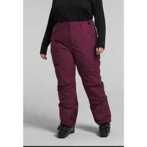 The Northface Women's Plus Freedom Insulated‎ Pants Boysenberry 3X/Regular NWT
